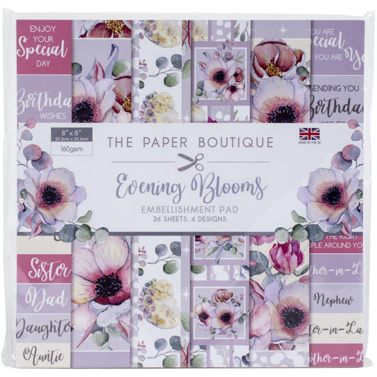 The Paper Boutique - PB1459 Evening Bloom 8x8 Paper Pad