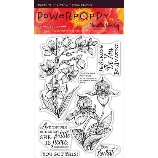 Power Poppy PFEB1502 Orchids Rock*
