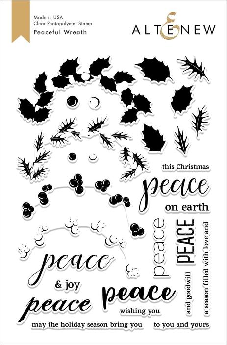 Altenew - Peaceful Wreath stamp set
