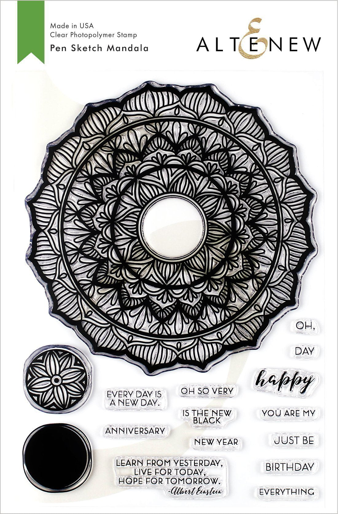 Altenew - Pen Sketch Mandala stamp*
