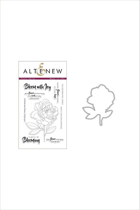 Altenew - Peony Spray (stamp and die bundle)