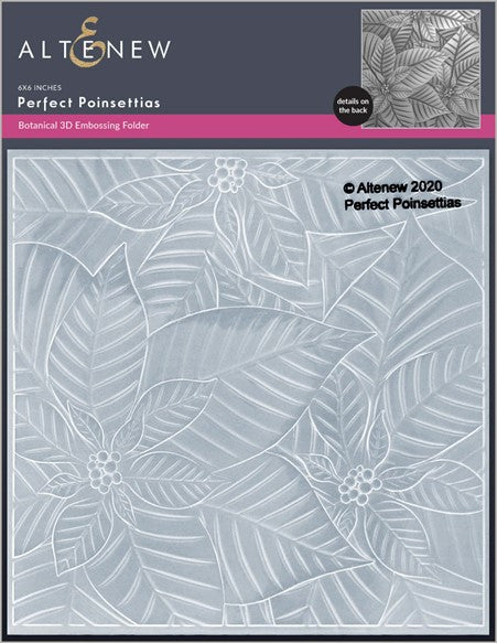 Altenew - Perfect Poinsettia 3D Embossing Folder..- 1 only