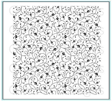 Gina K Designs - Petite Flourish Background stamp - out of stock