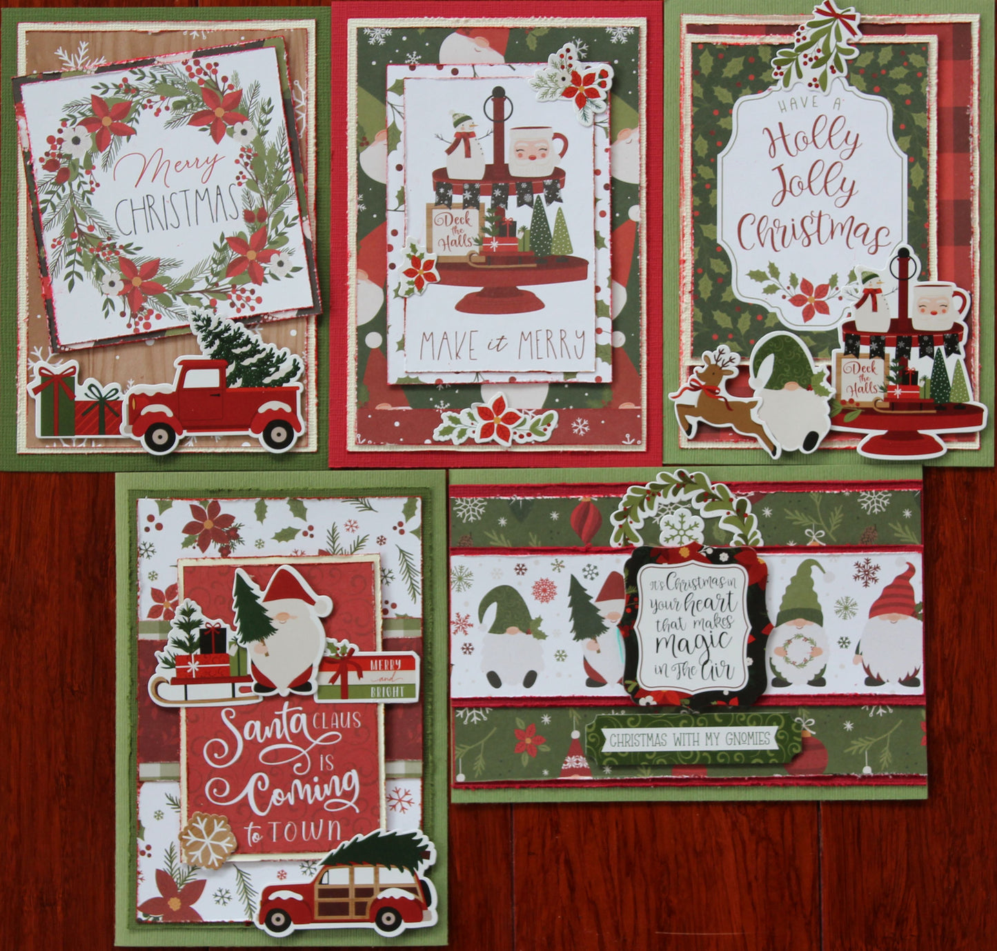MC&S Card Kit - Gnome For Christmas - Kit 2………