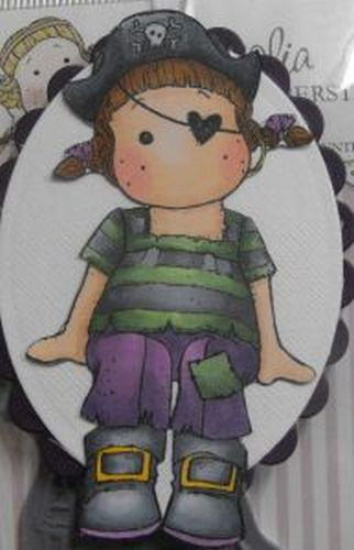 Magnolia Rubber Stamp - Pirate Tilda