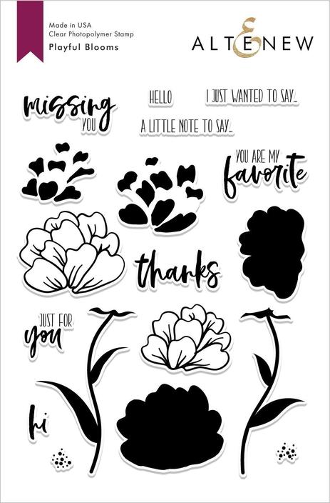 Altenew - Playful Blooms stamp set