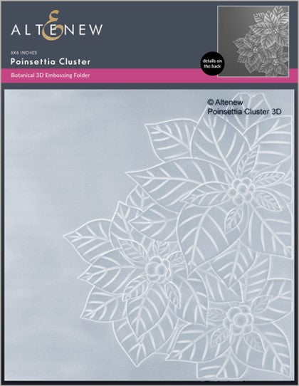 Altenew - Poinsettia Cluster 3D Embossing Folder