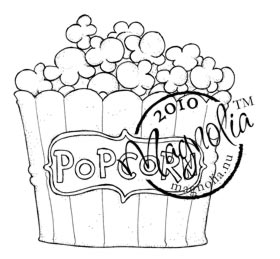 Magnolia Rubber Stamps - Popcorn Box*