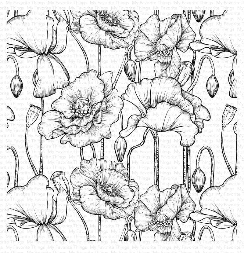 My Favorite Things - Poppies Background