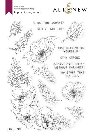 Altenew - Poppy Arrangement (stamp & die set)