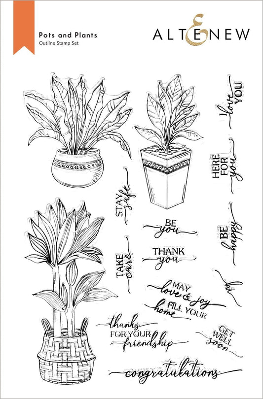 Altenew - Pots and Plants (stamp & die bundle)*