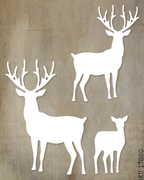 Paper Rose Studio - Reindeer Family