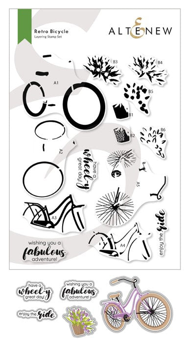 Altenew - Retro Bicycle (stamp and die set)