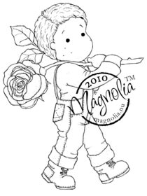 Magnolia Rubber Stamps - Rose Edwin*