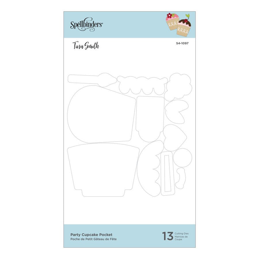 Spellbinders - S4-1097 Party Cupcake Pocket........