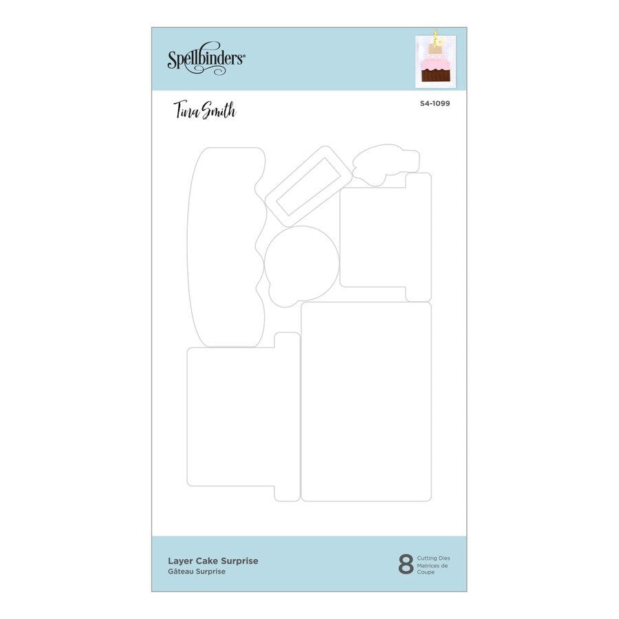 Spellbinders - S4-1099 Layered Cake Surprise.......