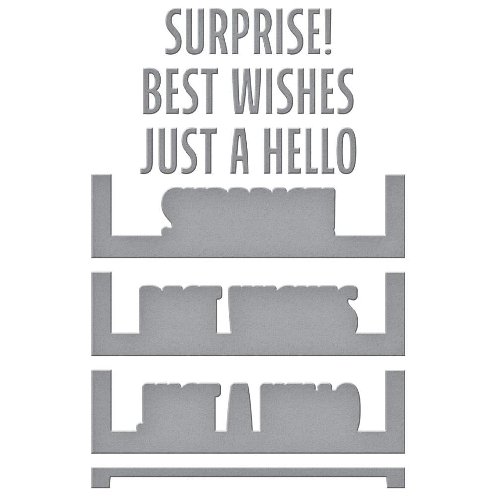 Spellbinders - S4-1090 Make A Scene Bold Greetings.......