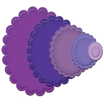 Spellbinders - S4-113 Classic Scalloped Ovals Small........