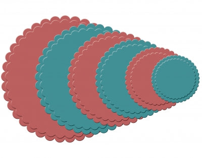 S4-115 Petite Scallop Circles Large.........