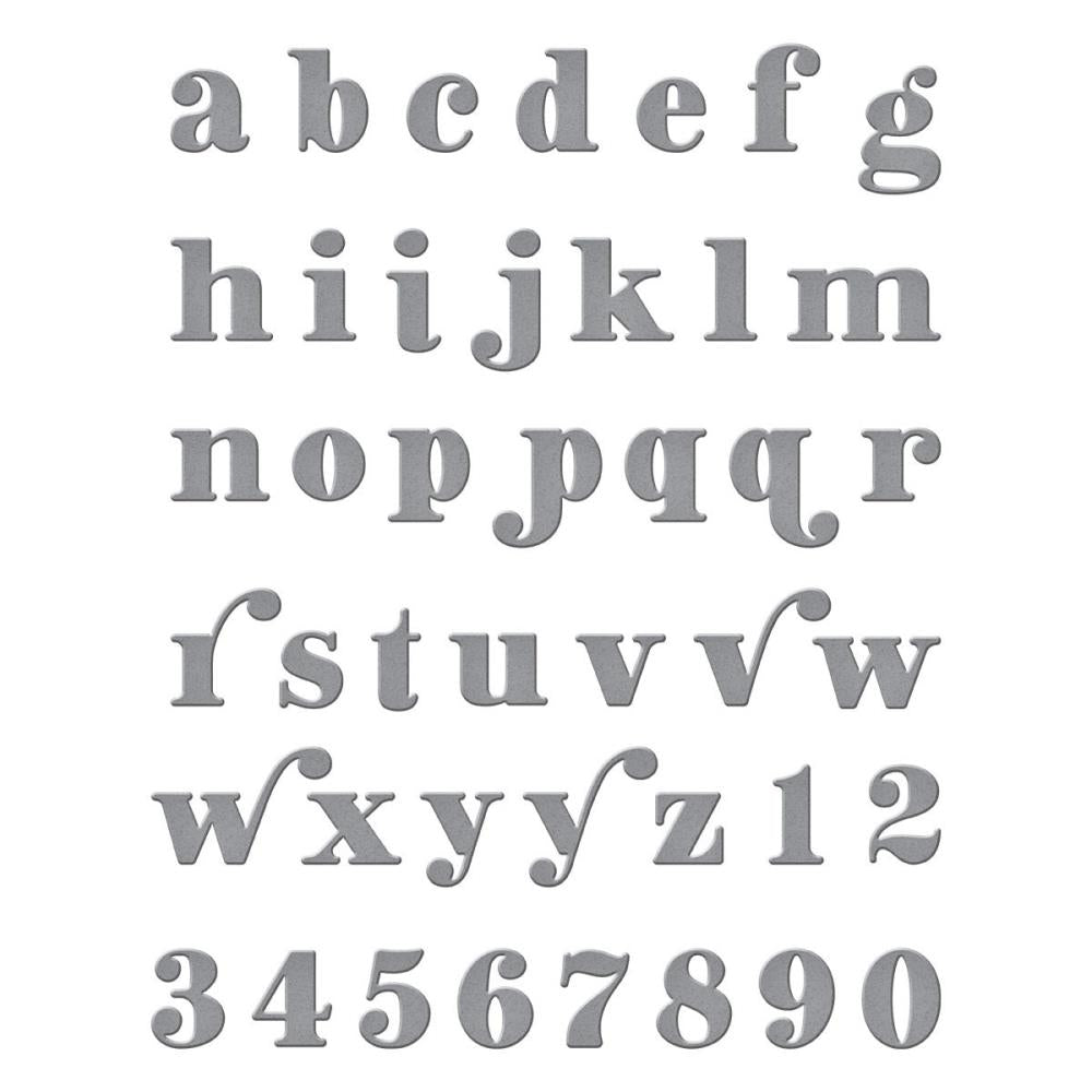 Spellbinders - S4-1162 Be Bold Lowercase Alphabet and Numbers.......