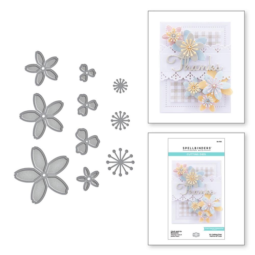 Spellbinders - S4-1163 Cinch and Go Blossoms.......