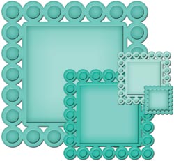 S4-315 Beaded Squares.........