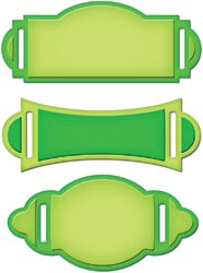 S4-323 Ribbon Tag Trio Three..