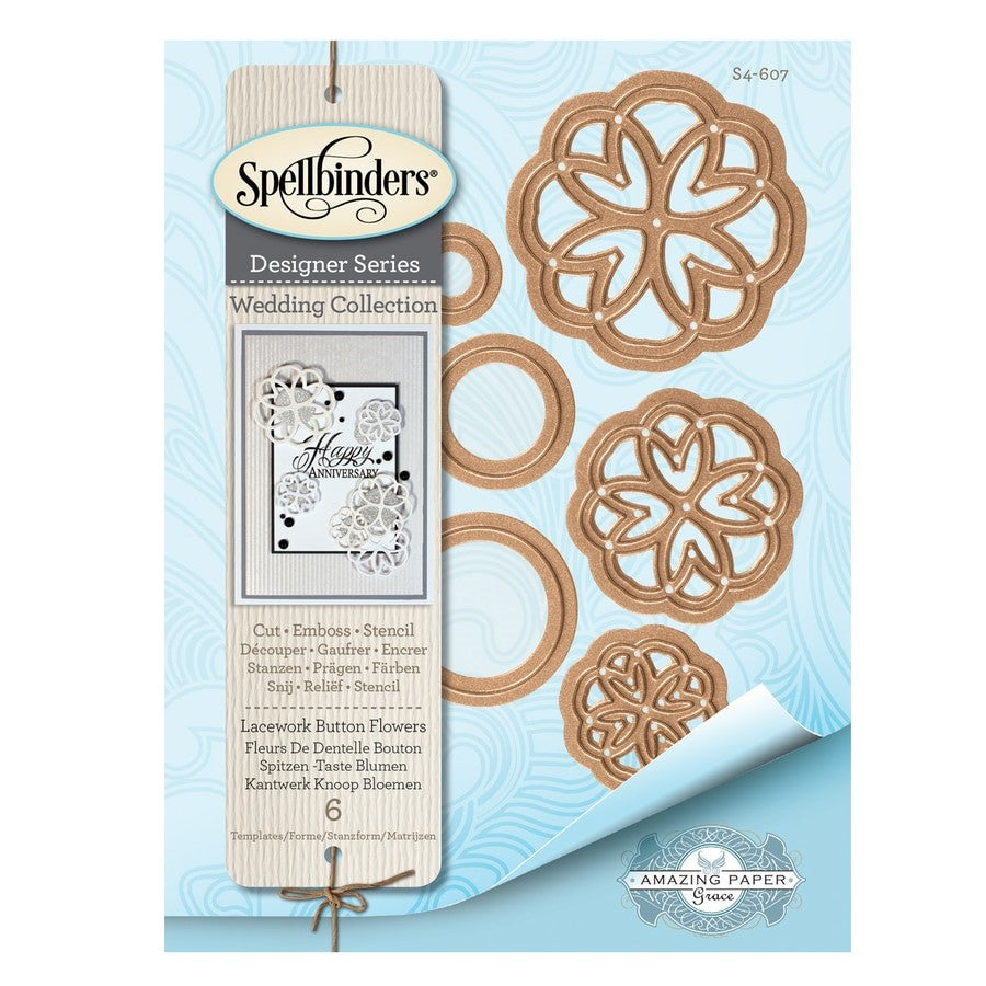 Spellbinders S5-607 Lacework Button Flowers...........