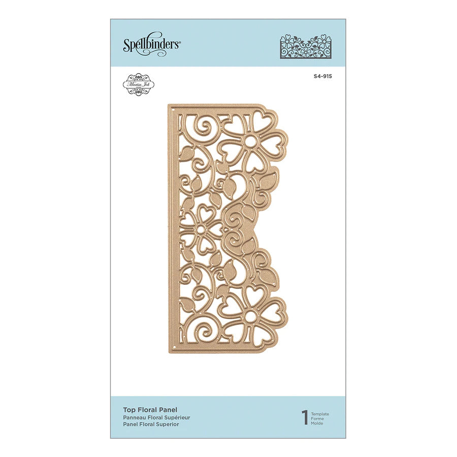 Spellbinders - S4-915 Top Floral Panel......