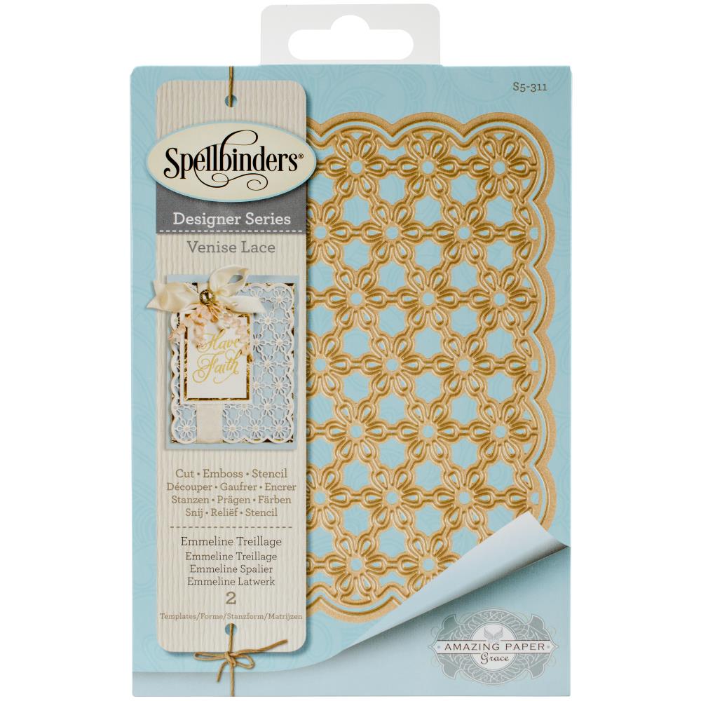 Spellbinders - S5-311 Venise Lace - Emmeline Treillage.....