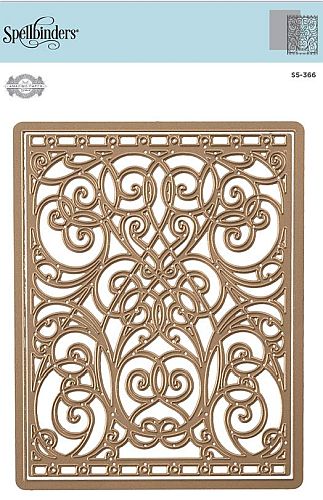 Spellbinders - S5-366 Romancing the Swirl Etched die......