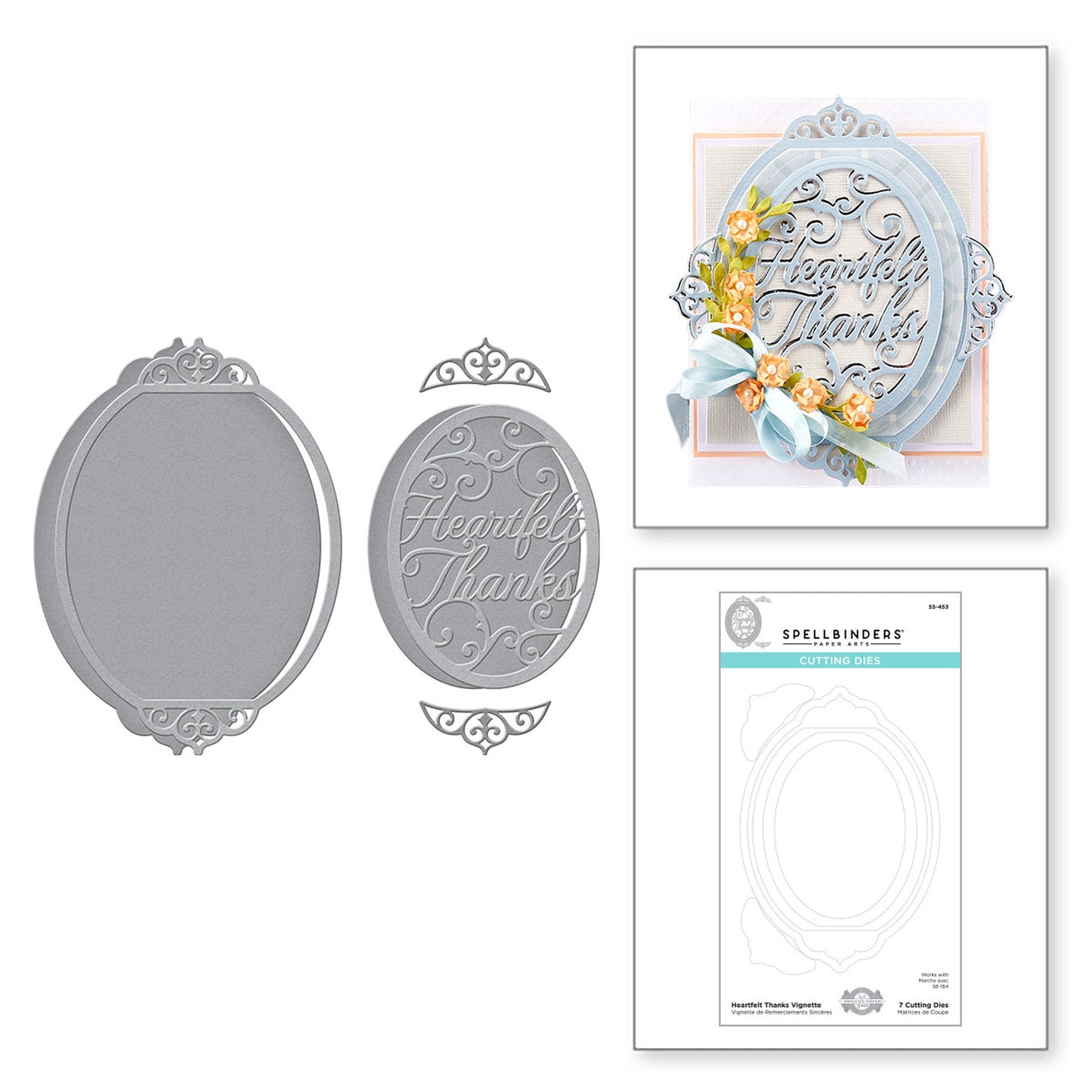 Spellbinders S5-453 Heartfelt Thanks.....