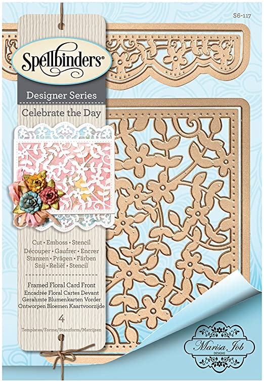 Spellbinders - S6-117 Framed Floral Card Front......