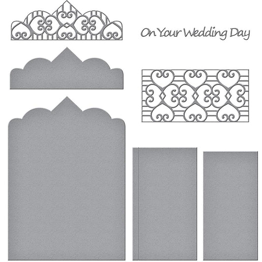 Spellbinders S6-126 Double Heart Gate Card.. - out of stock