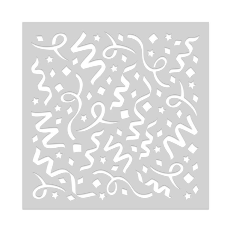 Hero Arts - SA168 Streamer Stencil -……..