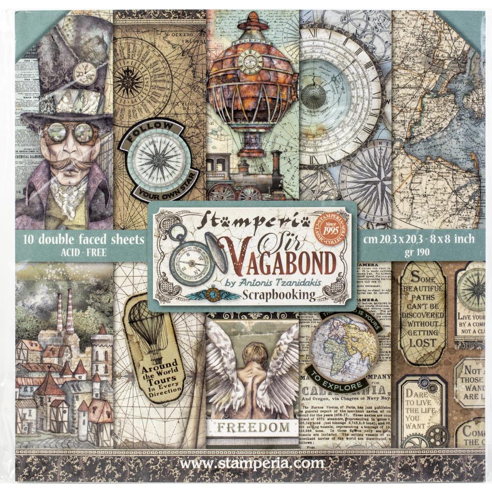 Sir Vagabond Paper pad 8x8" SBBS25