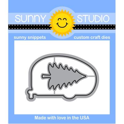 Sunny Studio Stamps - Happy Camper die set - sold out