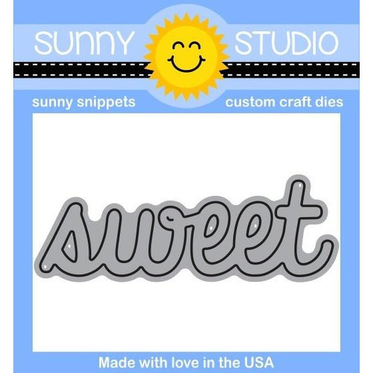 Sunny Studio Stamps - Sweet word die .. out of stock