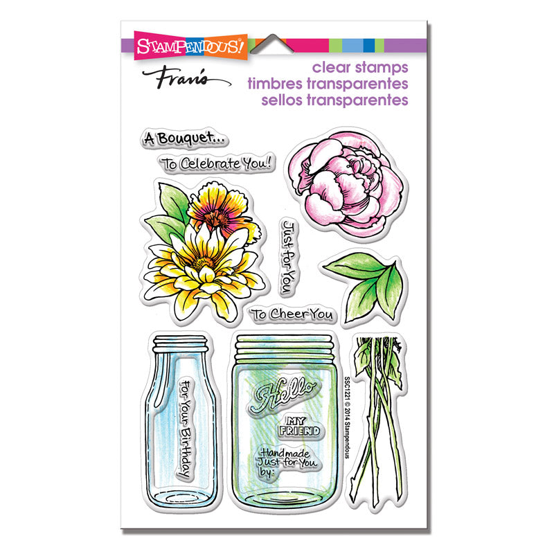 Stampendous SSC1221 Bouquets For You (clear stamp set) -1 only….