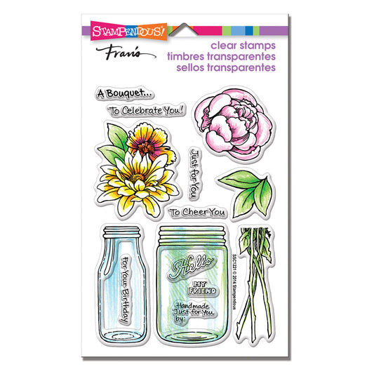 Stampendous SSC1221 Bouquets For You (clear stamp set)