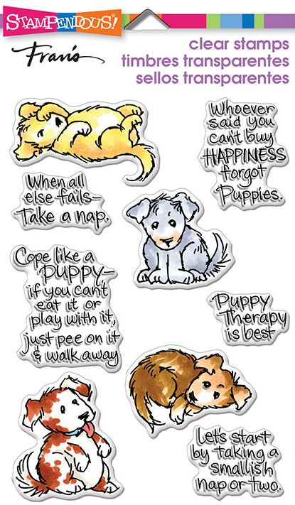 Stampendous - SSC1305 Puppy Therapy clear stamp set