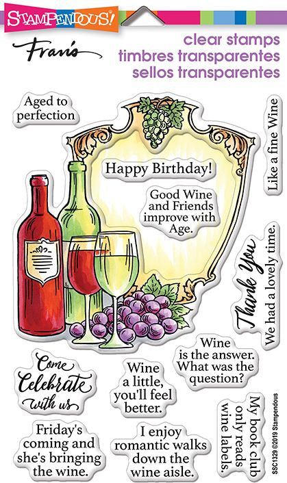 Stampendous - SSC1329 Wine Frame
