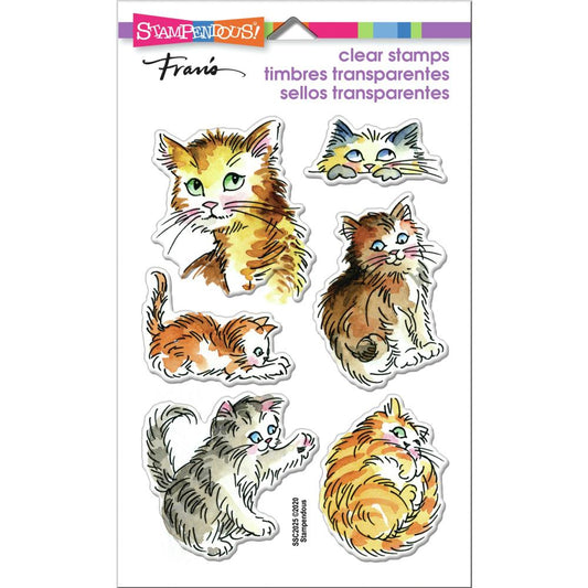 Stampendous - SSC2025 - Kitty Mischief stamp set