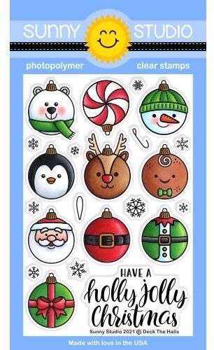 Sunny Studio Stamps - SSCL308 Deck the Halls Stamp - out of stock