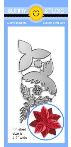 Sunny Studio Stamps - SSDIE266 Pristine Poinsettia die..........