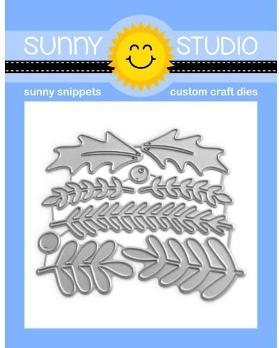 Sunny Studio Stamps - SSDIE272 Winter Greenery die