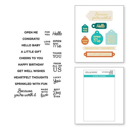 Spellbinders - STP-102 Let's Celebrate Sentiment........