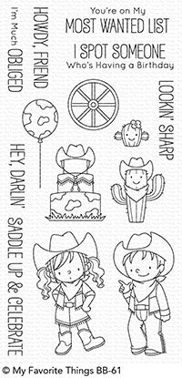 My Favorite Things - Saddle Up & Celebrate (stamp set)..........