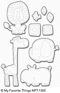 My Favorite Things - Safari Friends die set.........