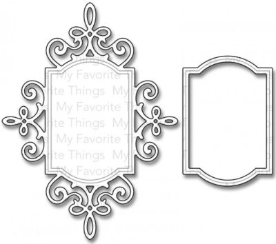 My Favorite Things - Dienamics Sentimental Flourish Frame..........